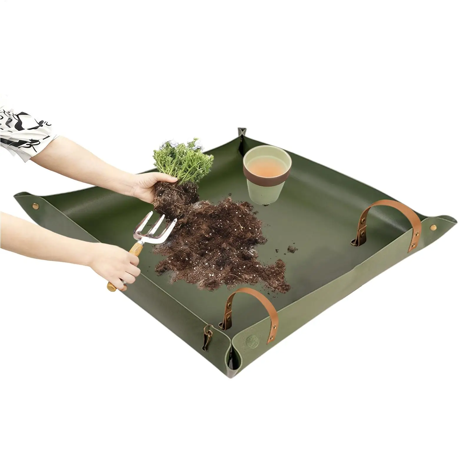 Repotting Mat - Wodoodporna, składana mata do przesadzania roślin,