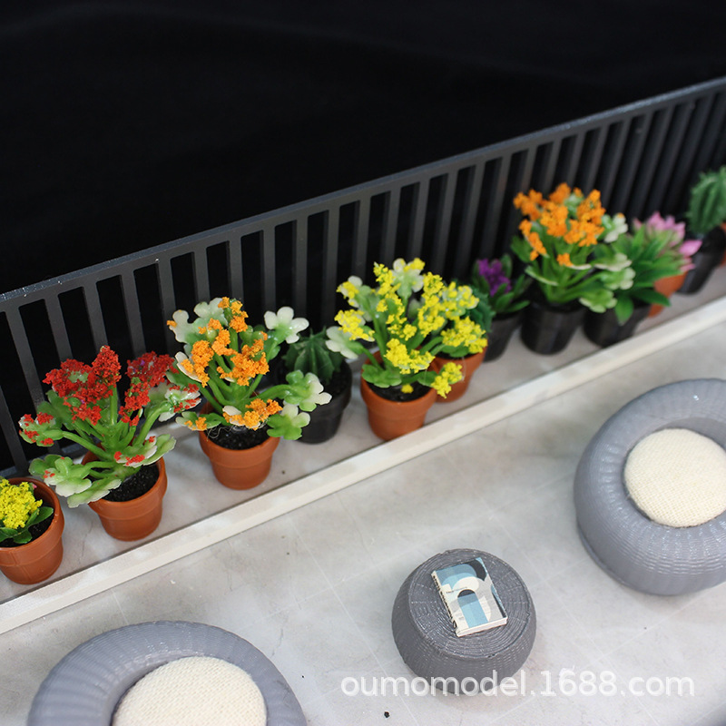 Succulent Set - Miniaturowe Symulowane Rośliny Kaktus Sukulent Kwiat
