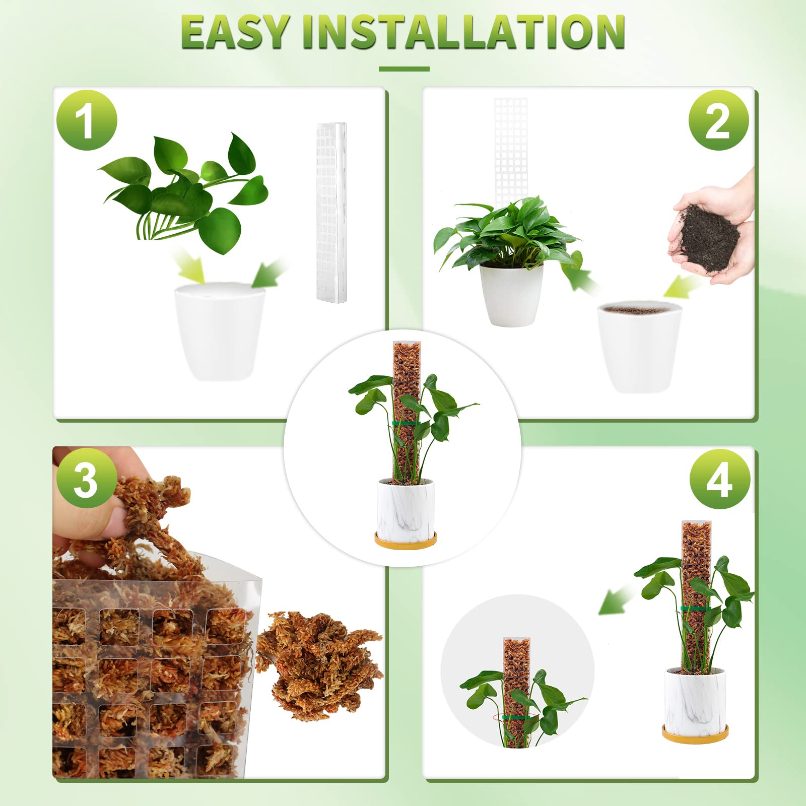 Moss Poles Plants Plant Suppor – Plant Support Stake recenzja i cena
