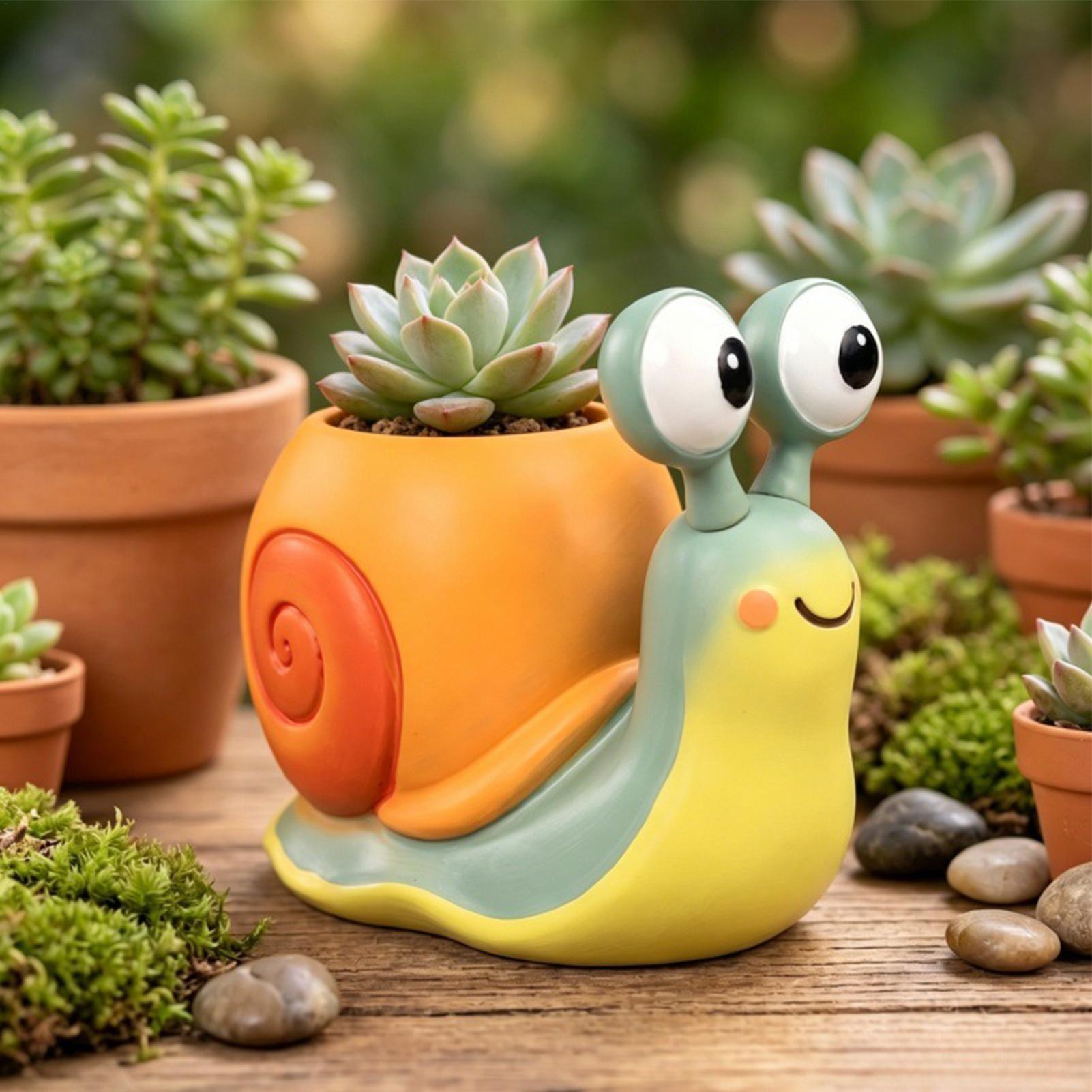 Doniczka w kształcie ślimaka,  – Succulent Set recenzja i cena