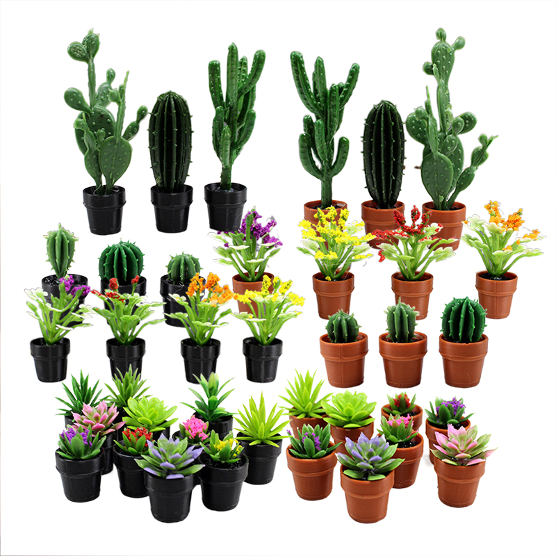 8 szt. Miniaturowych, plastiko – Succulent Set recenzja i cena