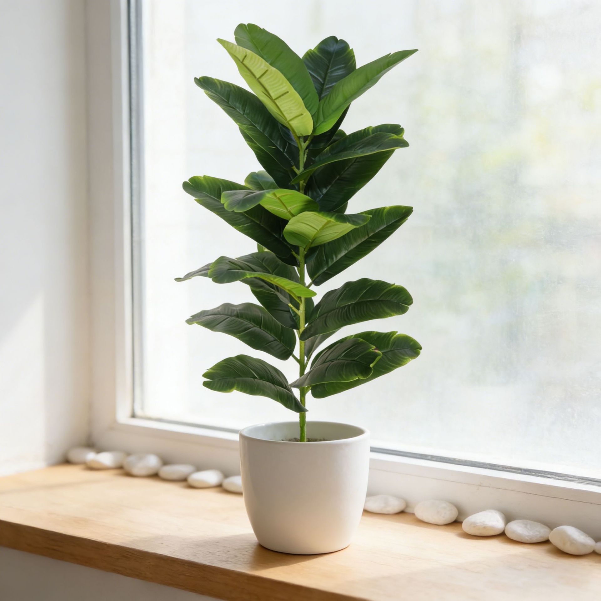 Duże plastikowe sztuczne drzew – Fiddle Leaf Fig recenzja i cena